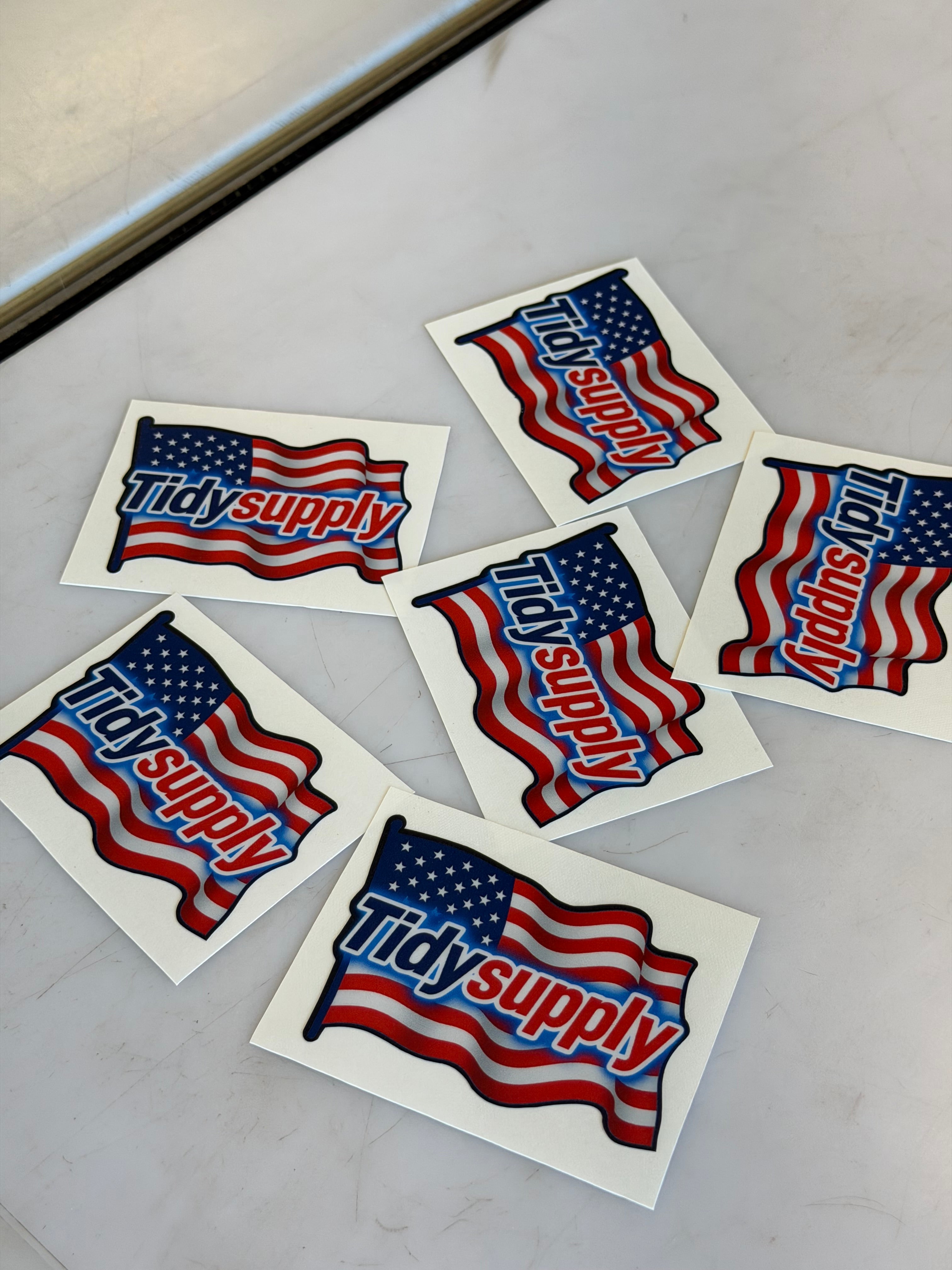 TIDYSUPPLY FLAG STICKER