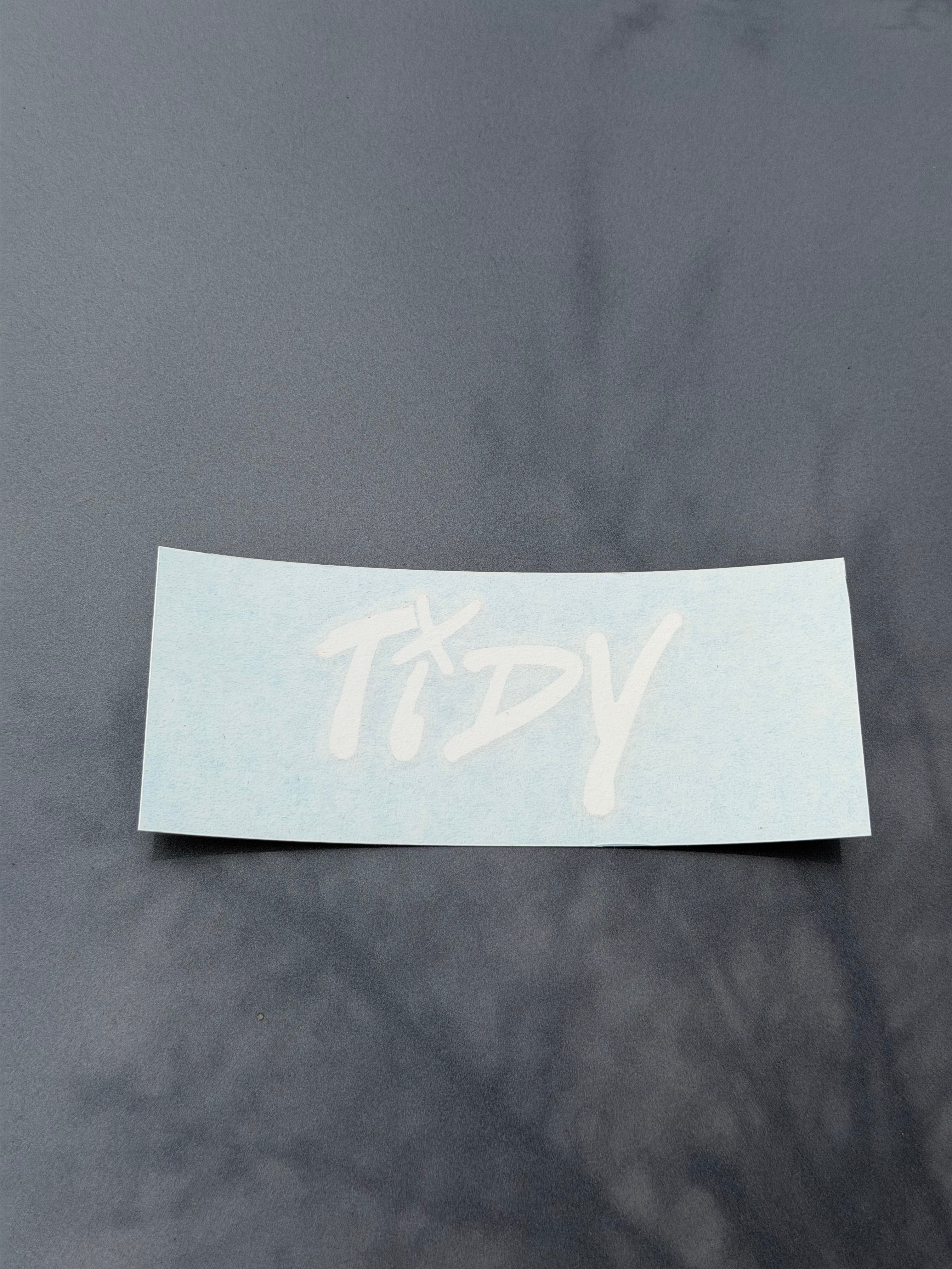 TIDYSUPPLY TIDY X STICKER