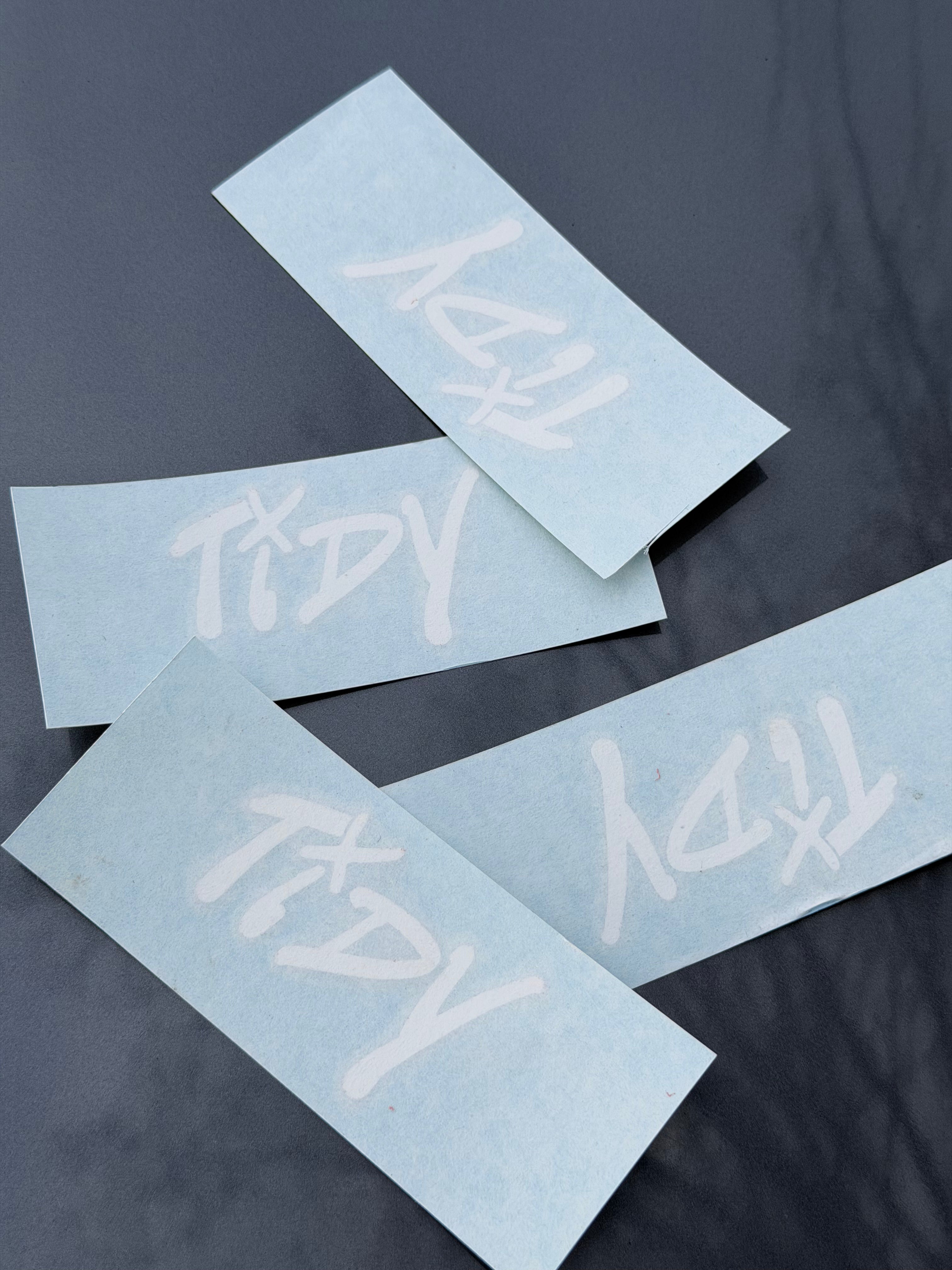 TIDYSUPPLY TIDY X STICKER